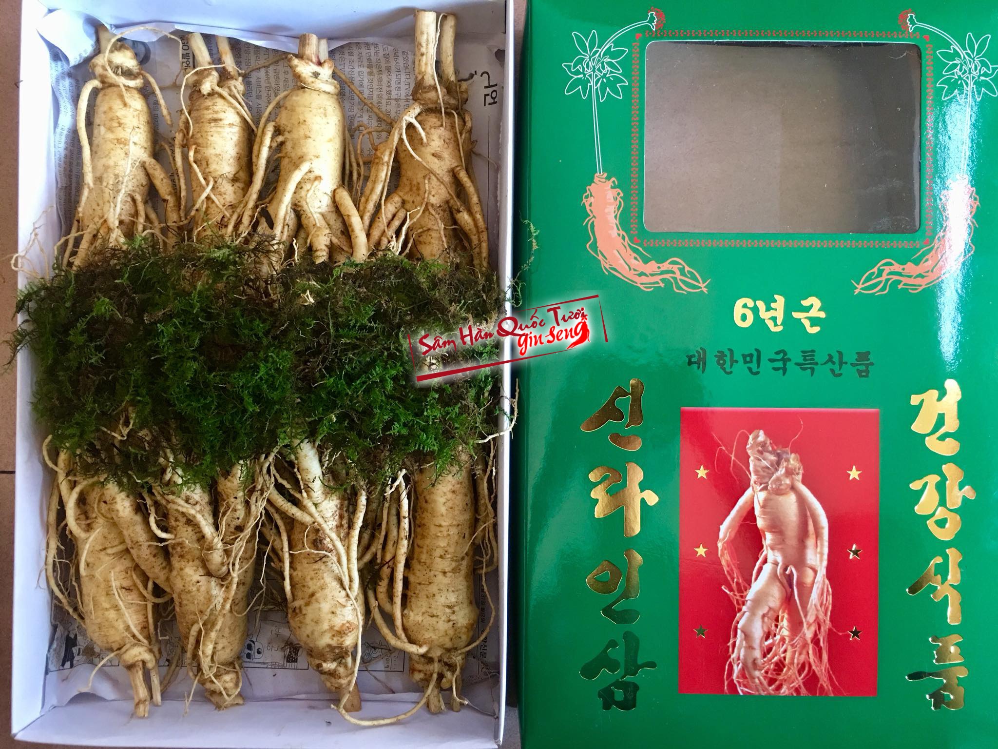 Sâm Tươi Hàn Quốc 8 Củ 1kg